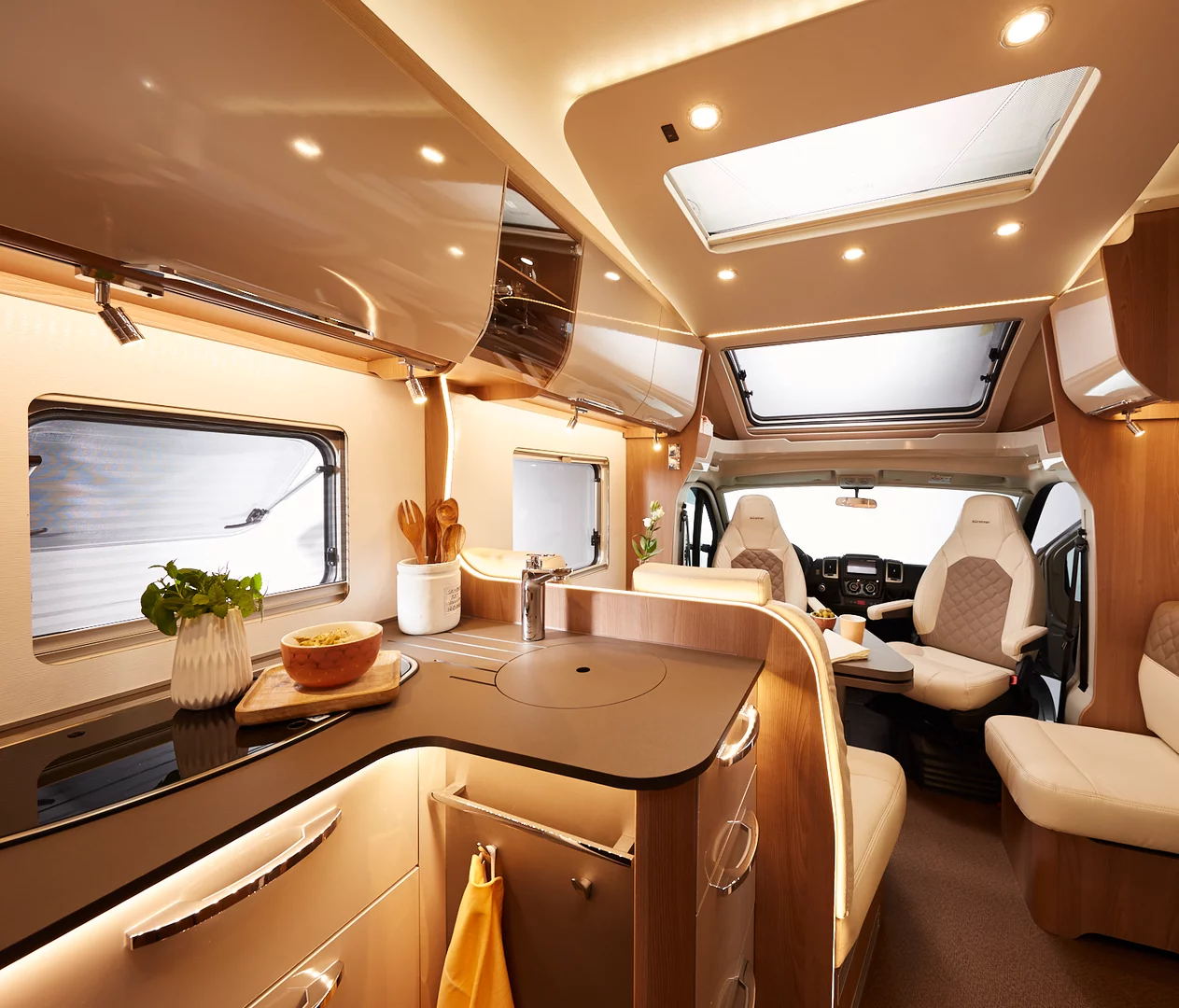 Proper Lighting In The Motorhome Creates A Sense Of Well Being